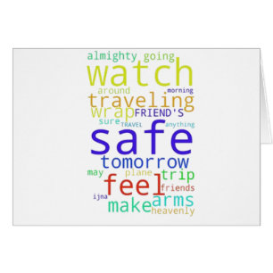 vara SÄKRARE ha ROLIGT och **ENJOY ERA RESA** Hälsningskort