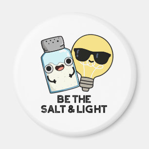 Vara salt och lätt bibel Pun Magnet