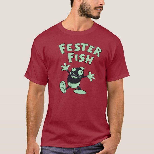 Vara sig poserar mörk tee shirt (Framsida)