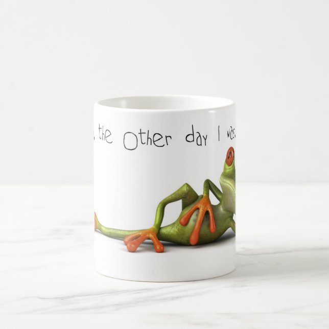Vara slö grodan kaffemugg (Center)