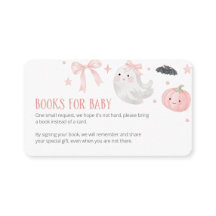 Våra små Boo flicka baby shower böcker för bebis