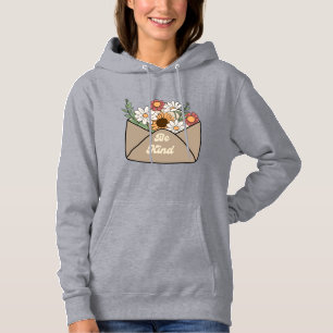 vara snäll citat på blomma meddelande kuvert t shirt