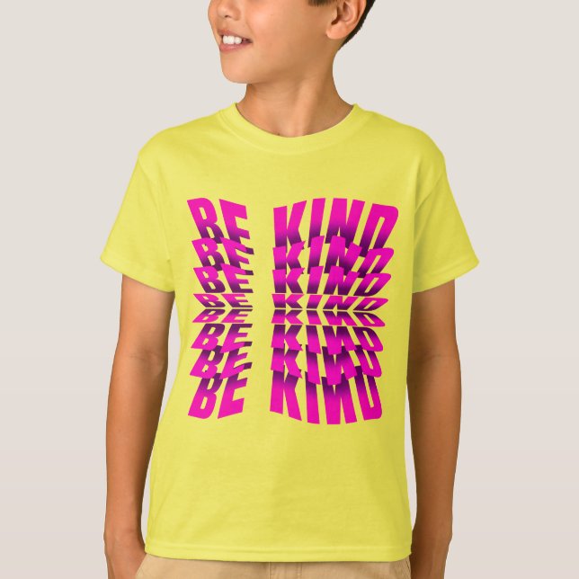 VARA SNÄLL TEXTEFFEKT ROSA TYPOgRAFI T Shirt (Framsida)