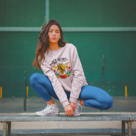 Vara snäll Vilda blommor Grafisk Ledig T Shirt