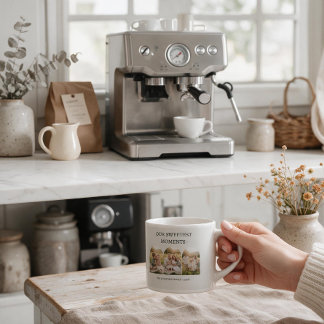 Våra Sötaste Ögonblick Moderna Valv 6 Foto Familj Espressomugg