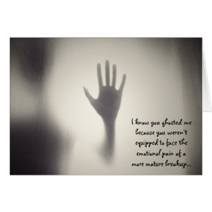 Vara spökskrivareare Pushbackförhållandeupplösning Hälsningskort