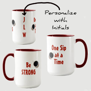 VARA STARK EN SIP i taget vid Kaffet Mugg