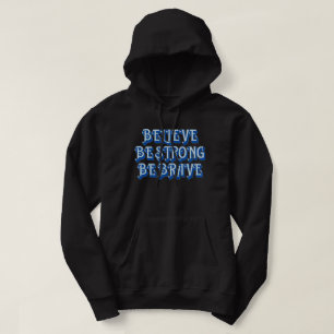 VARA STARK, VARA MODIGT motiverade Hoodie