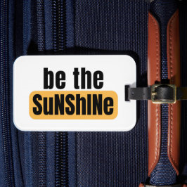 Vara Sunshine Luggage Tag Bagagebricka