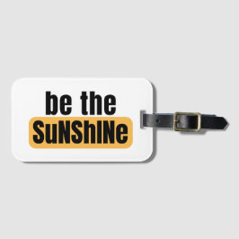 Vara Sunshine Luggage Tag Bagagebricka