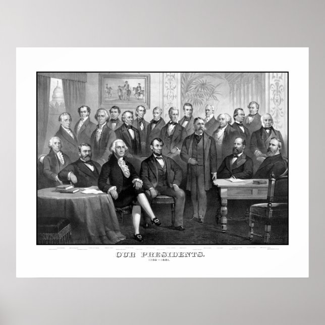 Våra talmän 1789-1881 poster (Framsidan)