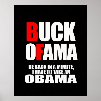 VARA TILLBAKA OM EN MINUT, JAG MÅSTE TA EN OBAMA POSTER