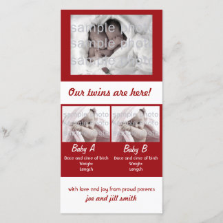 Våra Twillingar är här! Meddelande