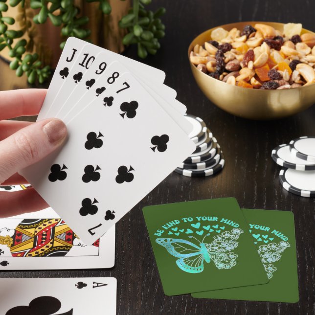VARA TYDLIG FÖR DIN MYCKET mentala hälsostöd Casinokort (På plats)