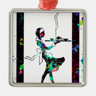 VARA TYDLIGA FÖR DEM SOM ! JULGRANSPRYDNAD METALL