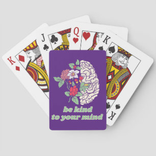 VARA TYDLIGA FÖR DIN Psykiska hälsomedvetenhet Casinokort