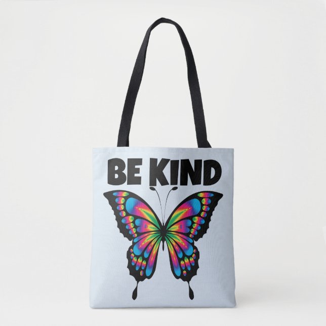 VARA TYP AV BUTTERFLY TOTE PURS TYGKASSE (Framsida)