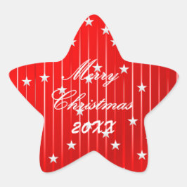 Vara uppriktigt och skygg vykort stjärnformat klistermärke