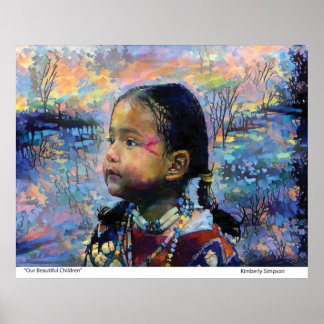 Våra vackra barn poster