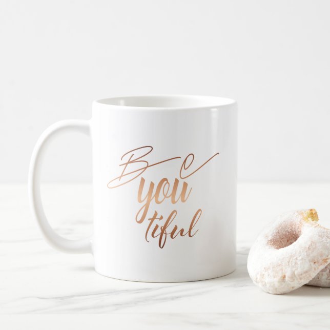 Vara vackra skribentbokstäver kaffemugg (Med munk)