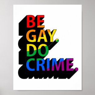 VARA VÄLDIGA ATT GÖRA BROTT POSTER