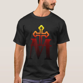 Våra välsignade Mor Marian-arrangemang Mary Cathol T Shirt