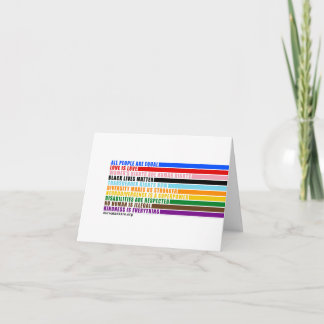 Våra värden är hälsningskort kort