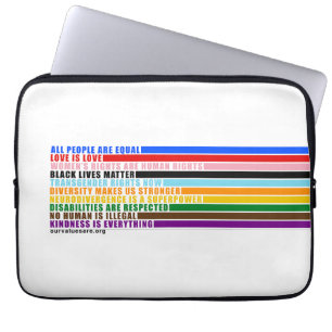 Våra värderingar är Laptop sleeve