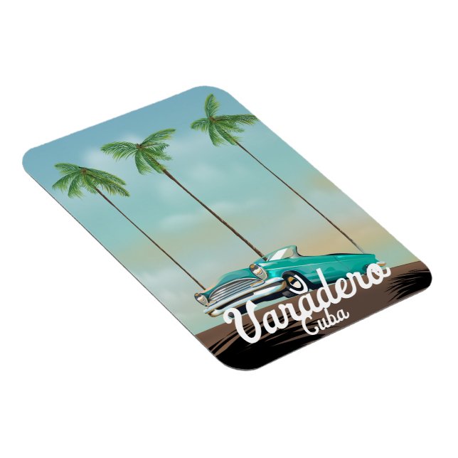 Varadero Cuba Travel-affisch Magnet (Högersidan)