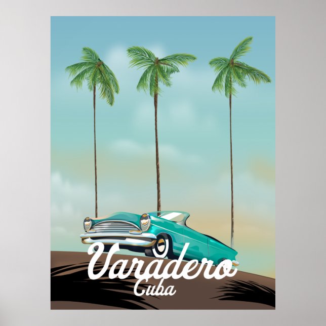 Varadero Cuba Travel-affisch Poster (Framsidan)