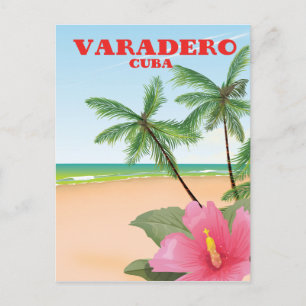Varadero Cuban strandaffisch Vykort