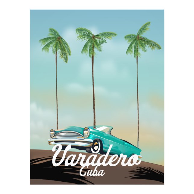 Varadero Kuba Resa affisch Fototryck (Framsidan)