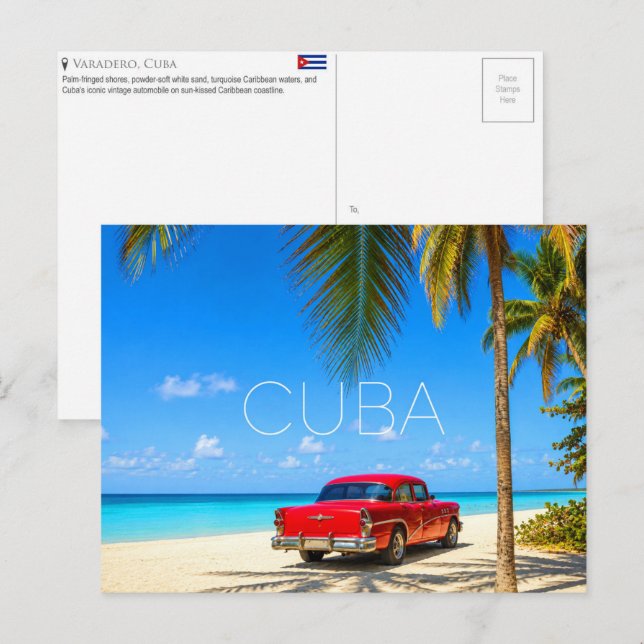 Varadero, Kuba Resebrevkort Vykort (Fram/baksida)