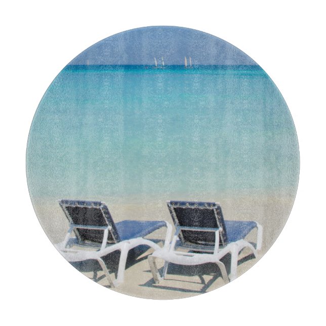 Varadero, Kuba. Sand och solstolar (Framsidan)