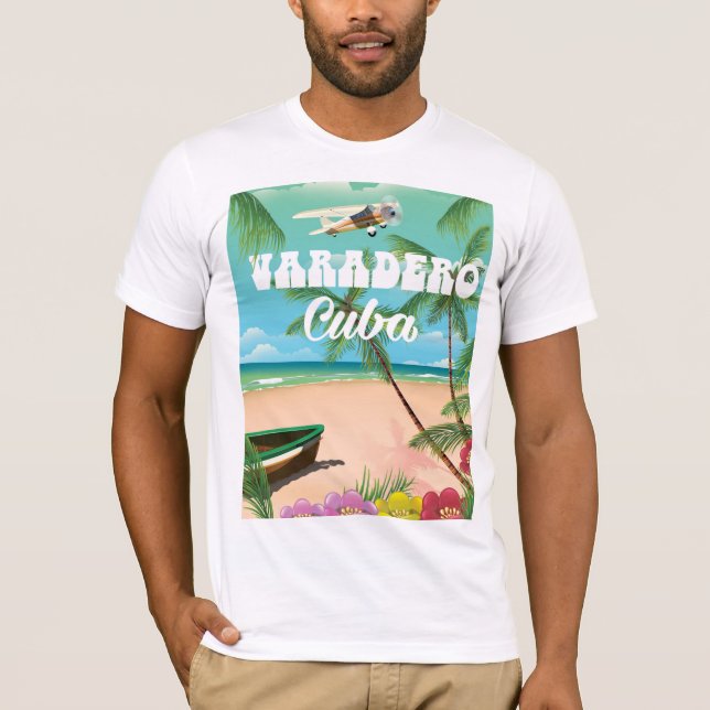 Varadero Kubas semester poster Tee Shirt (Framsida)