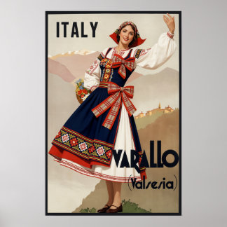 Varallo, Italien researesaffiche. Poster