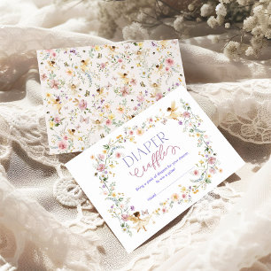Vårälva Blomsterträdgård Baby Blöja Lotteri Tilläggskort