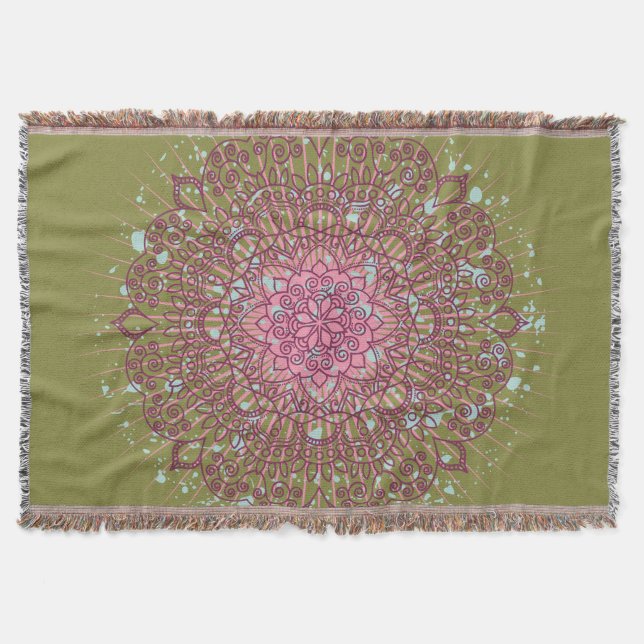 Varanasi II - Throw Blanket Filt (Framsidan)