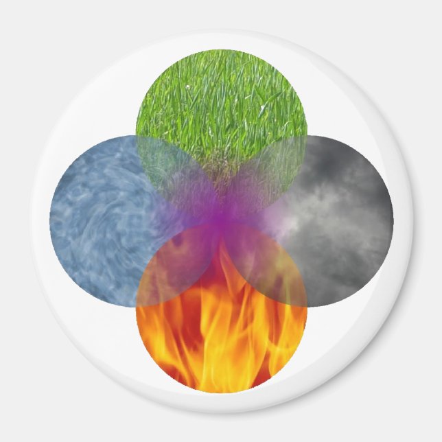 Varans hjul - Vit Magnet (Framsidan)