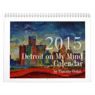 "Varar besvärad Detroit på mitt" kalender 2015