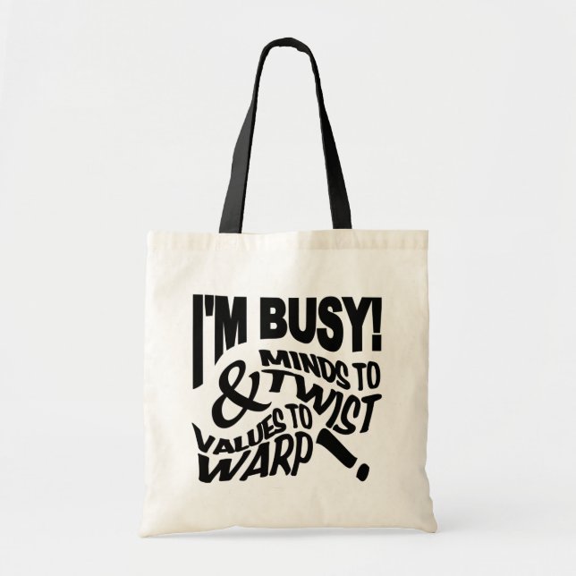 Varar besvärad till vridningen hänger lös - välj tygkasse (Framsidan)