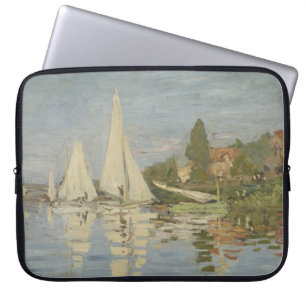 Vårbild, Impressionistisk Porträtt, Claude Monet Laptop Fodral