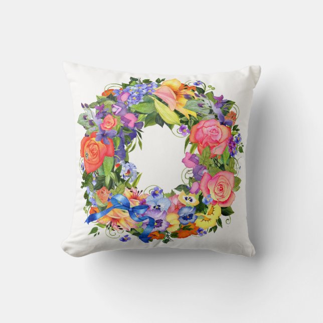 Vårblommakranen kudder kudde (Framsida)