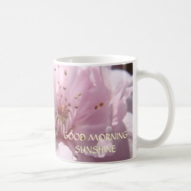 Vårblommande kaffemugg resemuggar koppar (Höger)