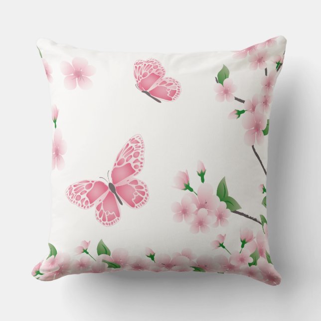 Vårblommande kudde (Framsida)