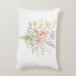 Vårblommande kudde Mjuk blomsterdekoration