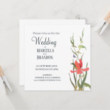 Vårblommande tulpanblommig bröllop