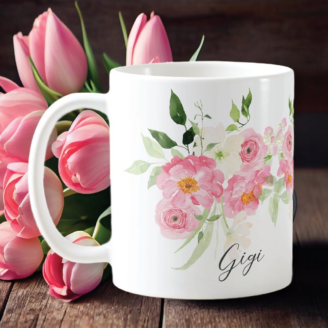 Vårblommig Gigi Kaffemugg (Skapare uppladdad)