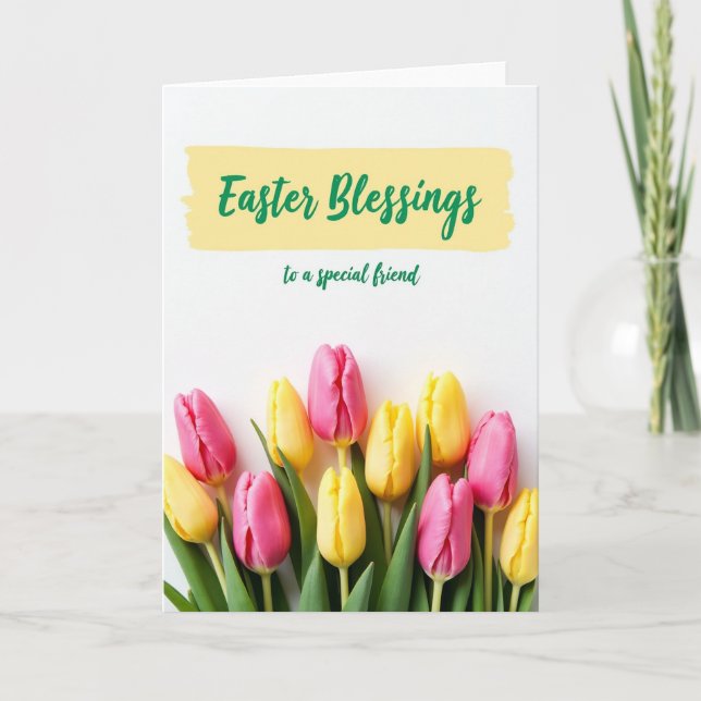 Vårblommig gratulationskort kort (Framsida)