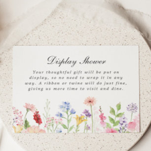 Vårblommig kantdisplay dusch tilläggskort